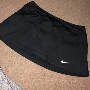 Black tennis skirt